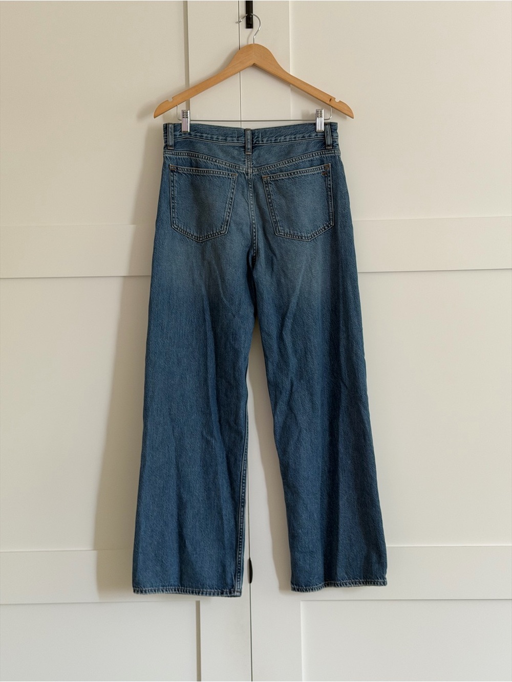 NWOT Madewell The Low-Slung Baggy Jean in Airy Denim 27 - Picture 5 of 8